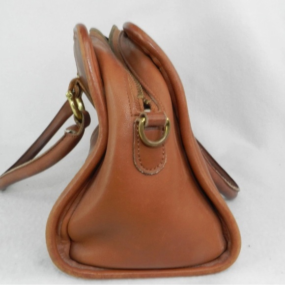 Coach Vintage 9871 Beaumont Doctor Satchel Bag British Tan Leather made in USA - Picture 3 of 8